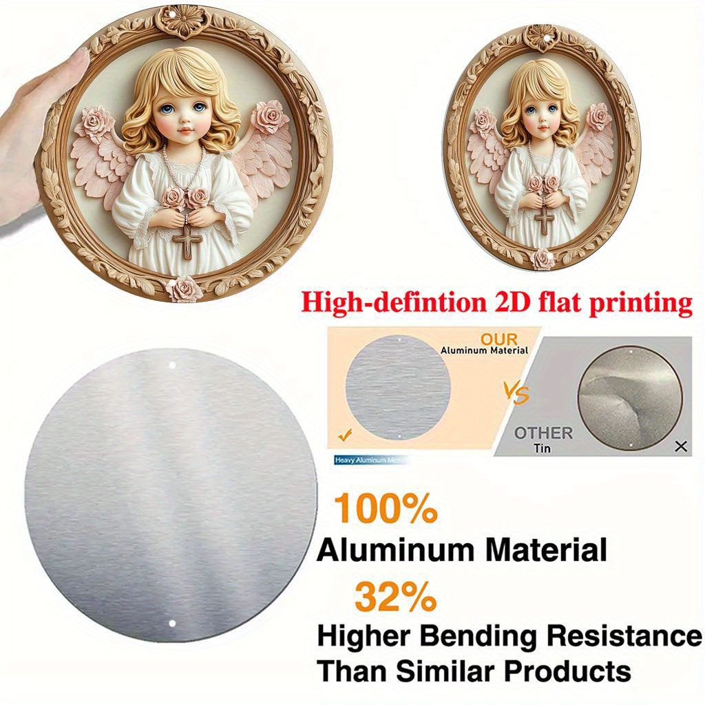 2D Flat, 1pc Vintage Angel Gir - Home Decor Trends 评论和价格