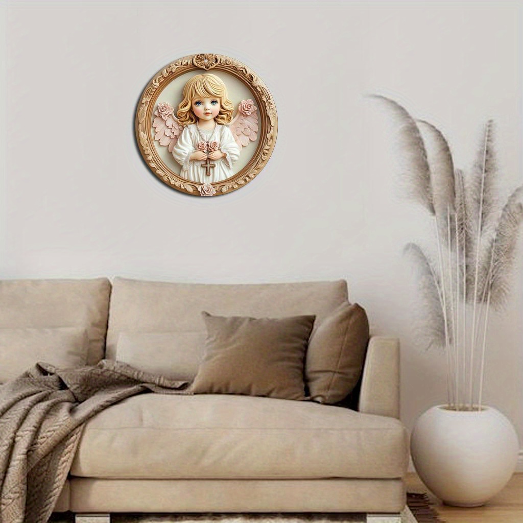 2D Flat, 1pc Vintage Angel Gir - Home Decor Trends 评论和价格