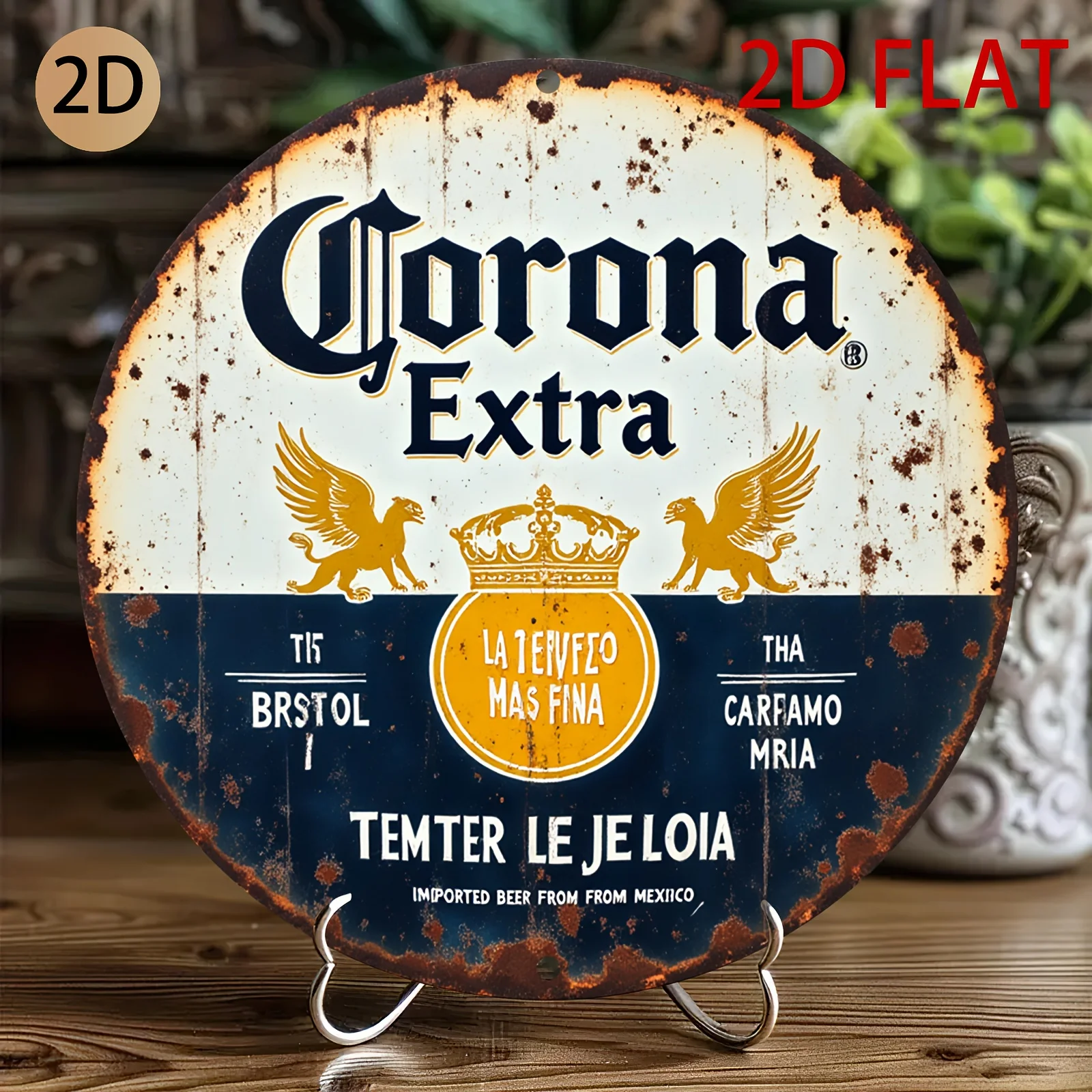 2D Flat, Vintage Corona Extra  - Home Decor Trends 评论和价格
