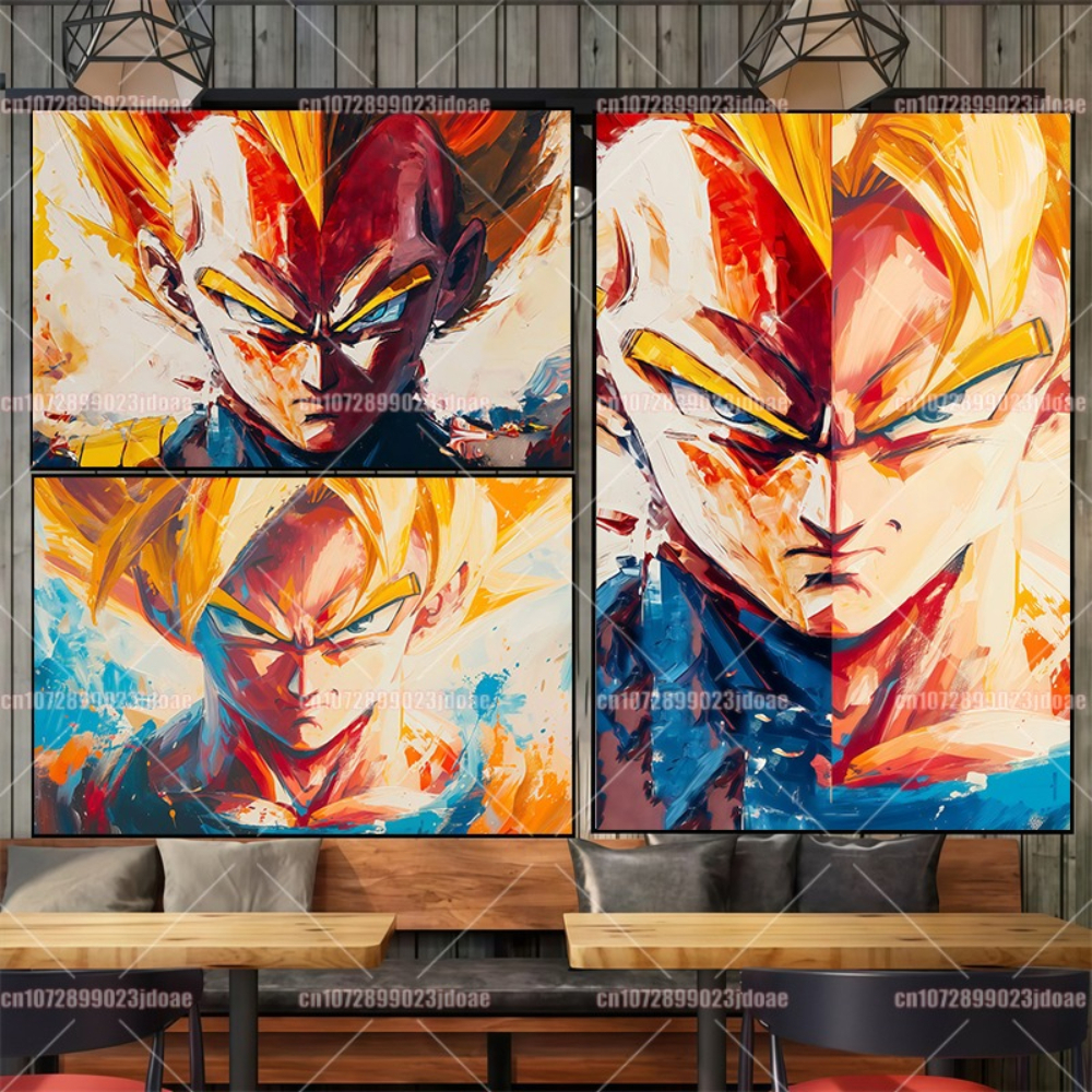 Dragon Ball Anime Wall Art - V - Home Decor Canvas 评论和价格