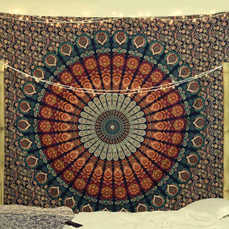 Hippie Mandala Tapestrys India - Home Decor Quirky 评论和价格