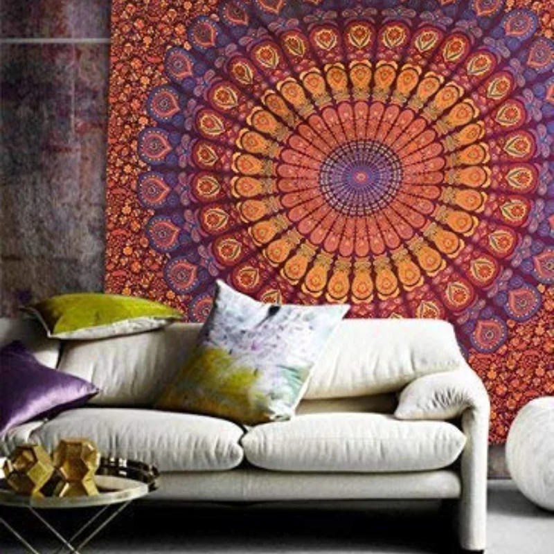 Hippie Mandala Tapestrys India - Home Decor Quirky 评论和价格