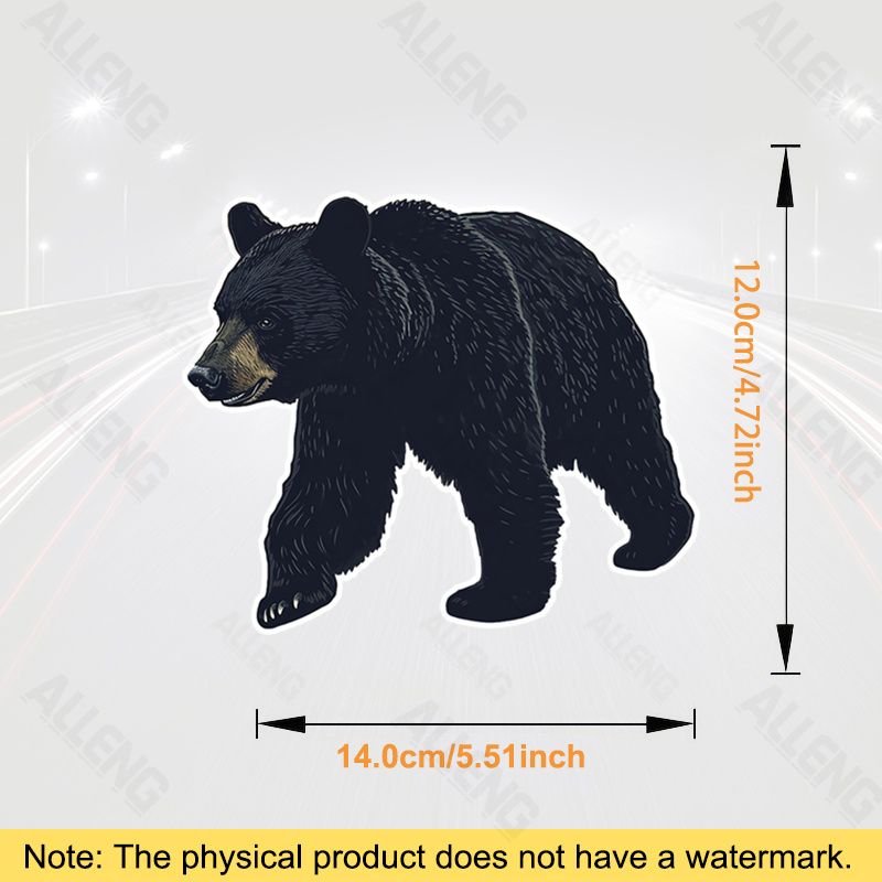 Black Bear Vector Illustration - Home Decor Vector 评论和价格