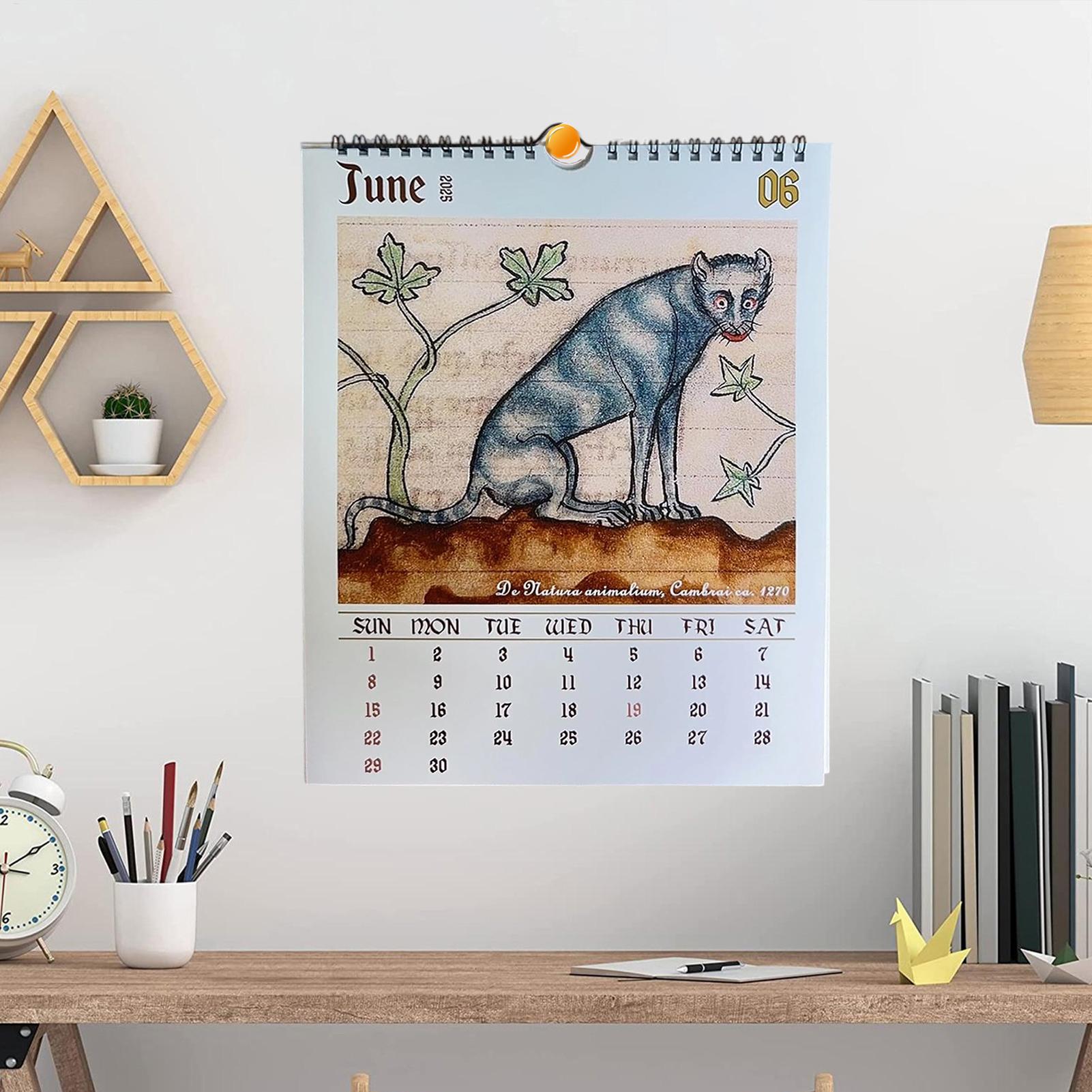 Medieval Cats Painting Wall Ca - Home Decor Medieval 评论和价格