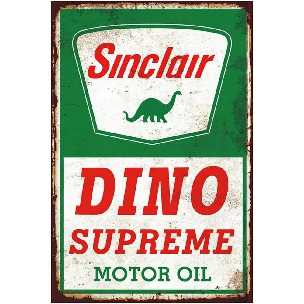 Vintage-Style Motor Oil Gas Si - Home Decor Interior 评论和价格