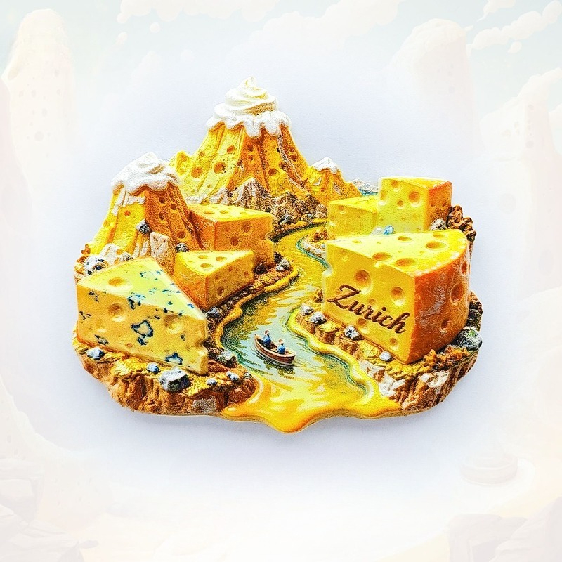 Zurich Cheese Fridge Magnet -  - Home Decor Zurich 评论和价格