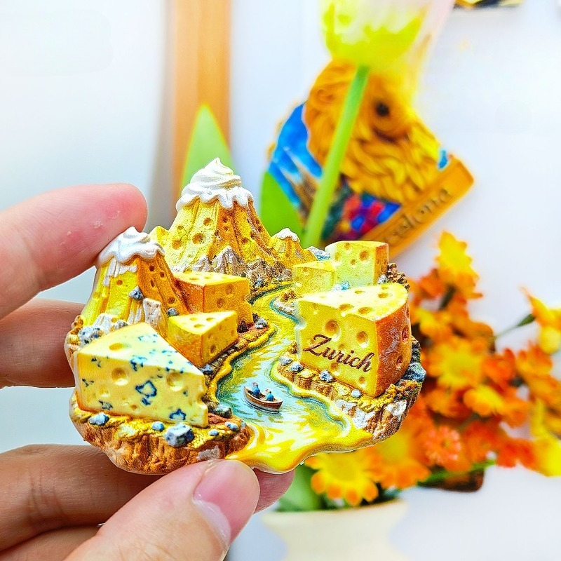 Zurich Cheese Fridge Magnet -  - Home Decor Zurich 评论和价格