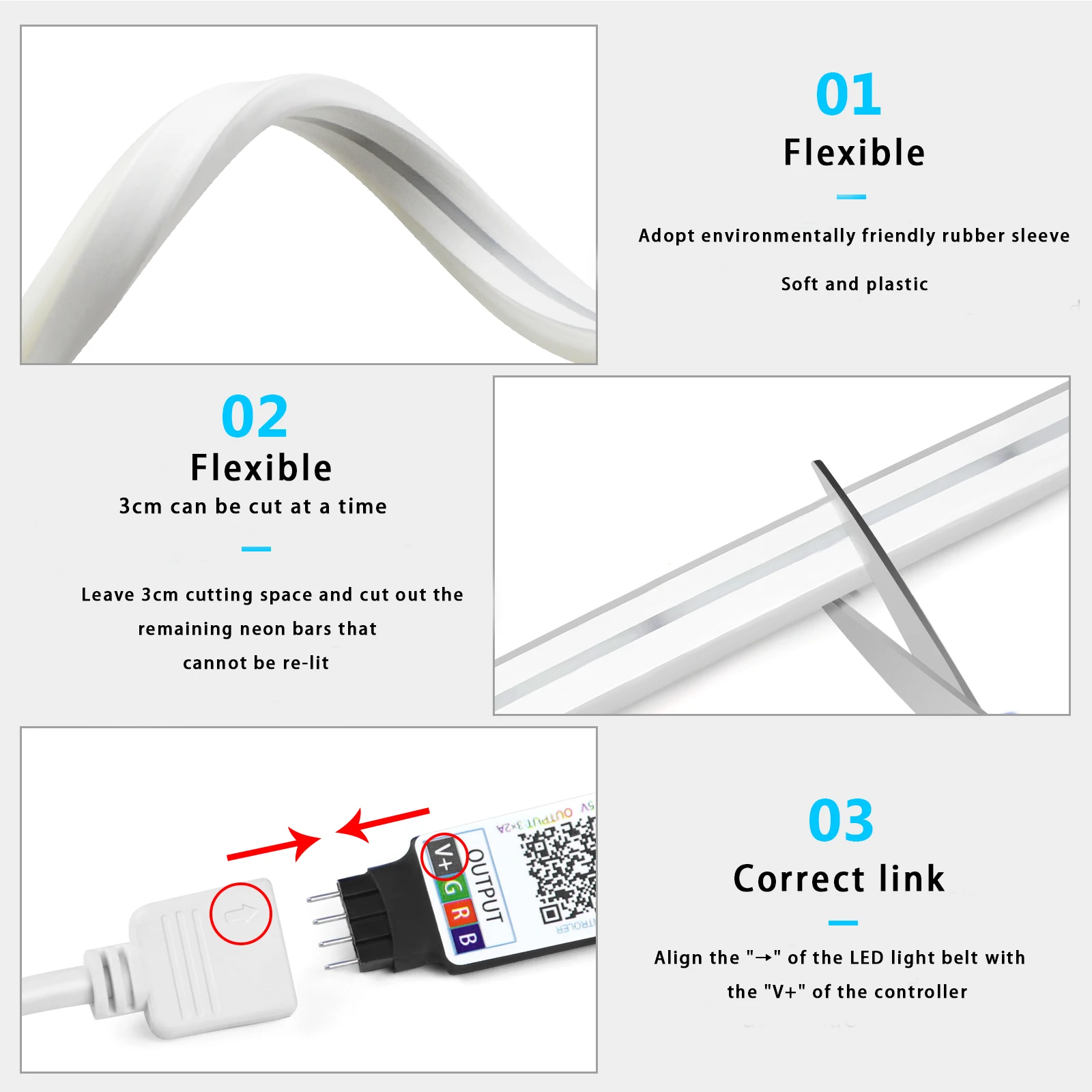 5V USB RGB Neon LED Strip Ligh - Home Decor App Free 评论和价格