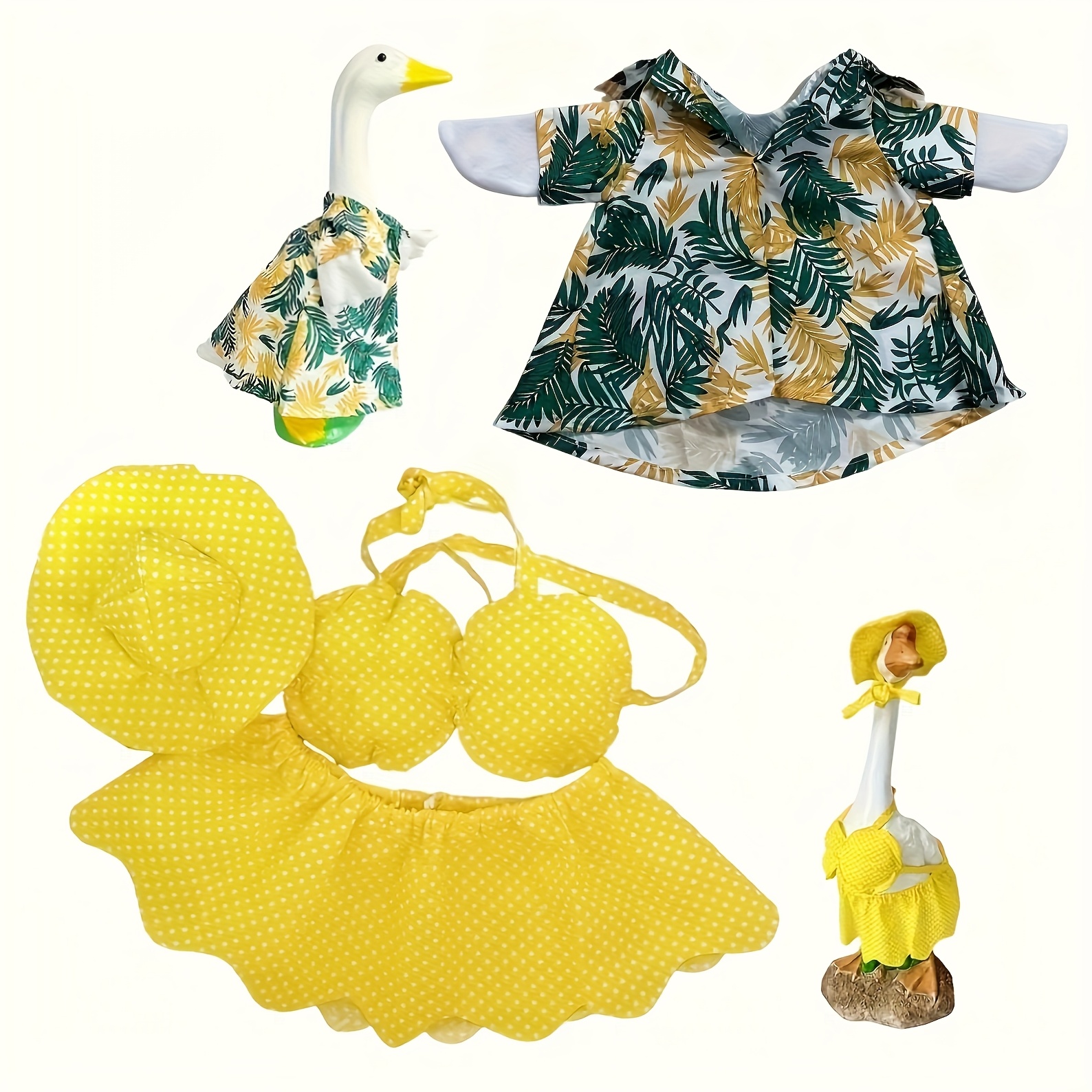 Goose Outfit 23 Inch Hawaii Bi - Home Decor Quirky 评论和价格