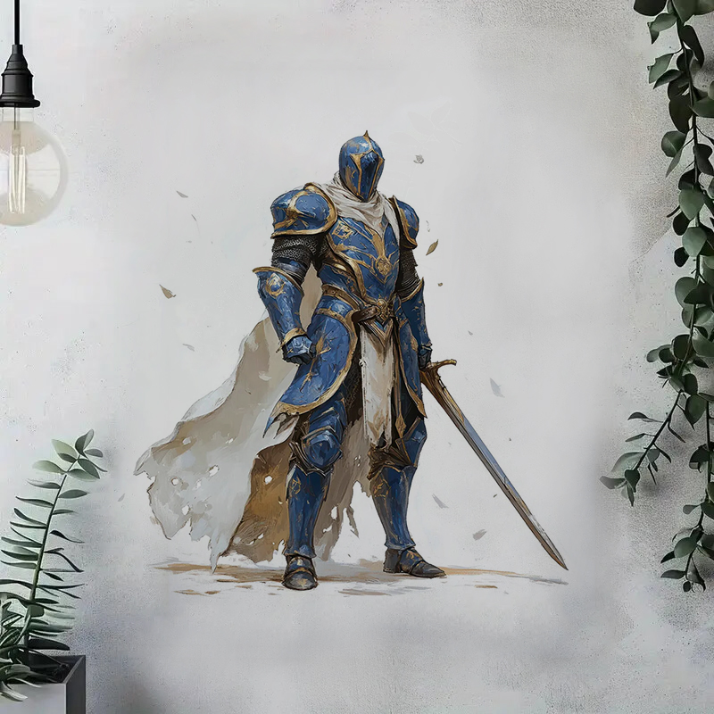 Medieval Knight Toilet Sticker - Home Decor Medieval 评论和价格