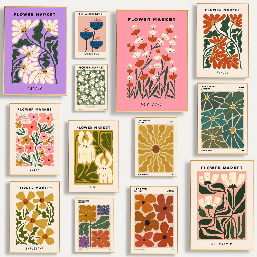 Colorful Abstract Flower Marke - Home Decor Market 评论和价格