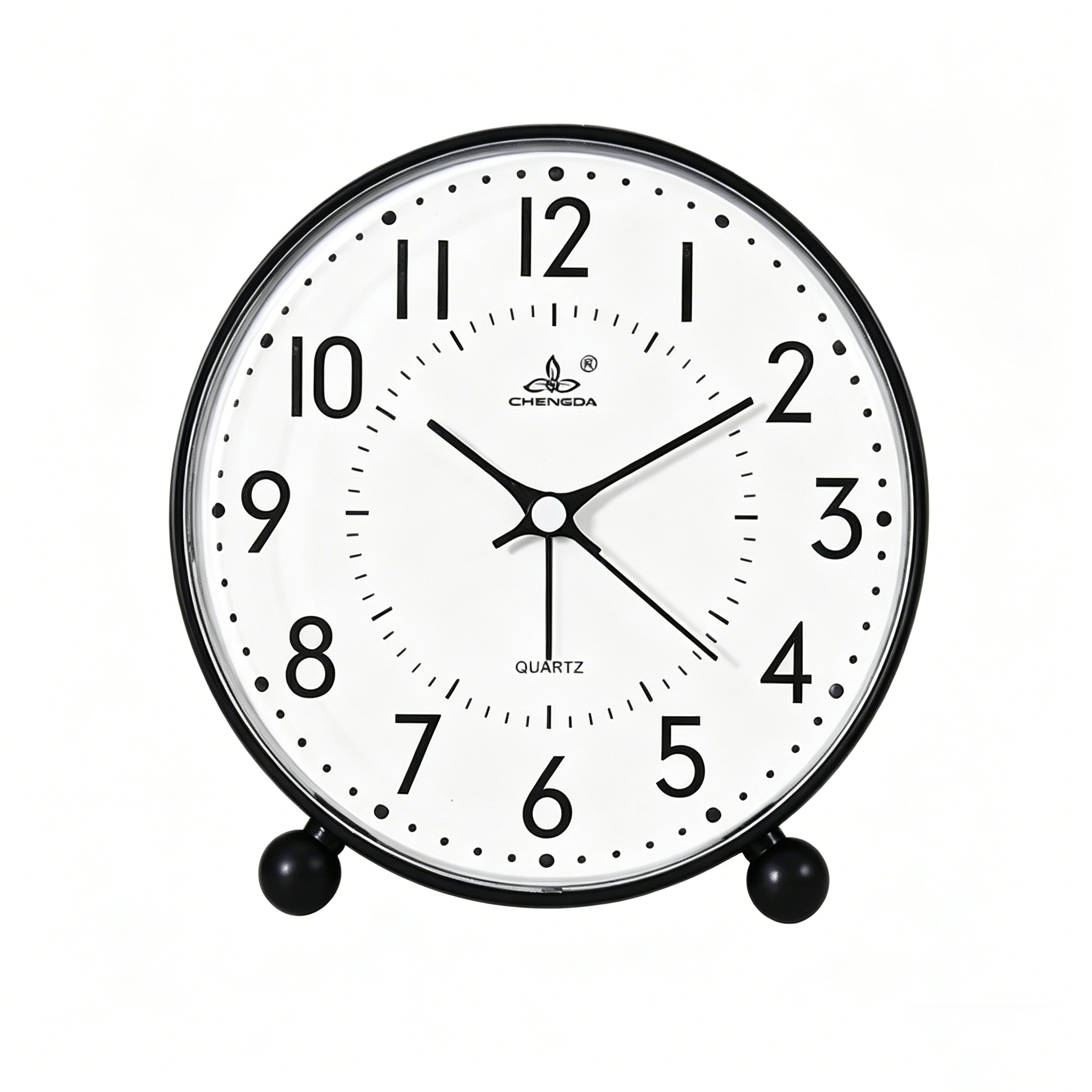 5 Inch Analog Alarm Clock Roun - Vintage Alarm Clock 评论和价格