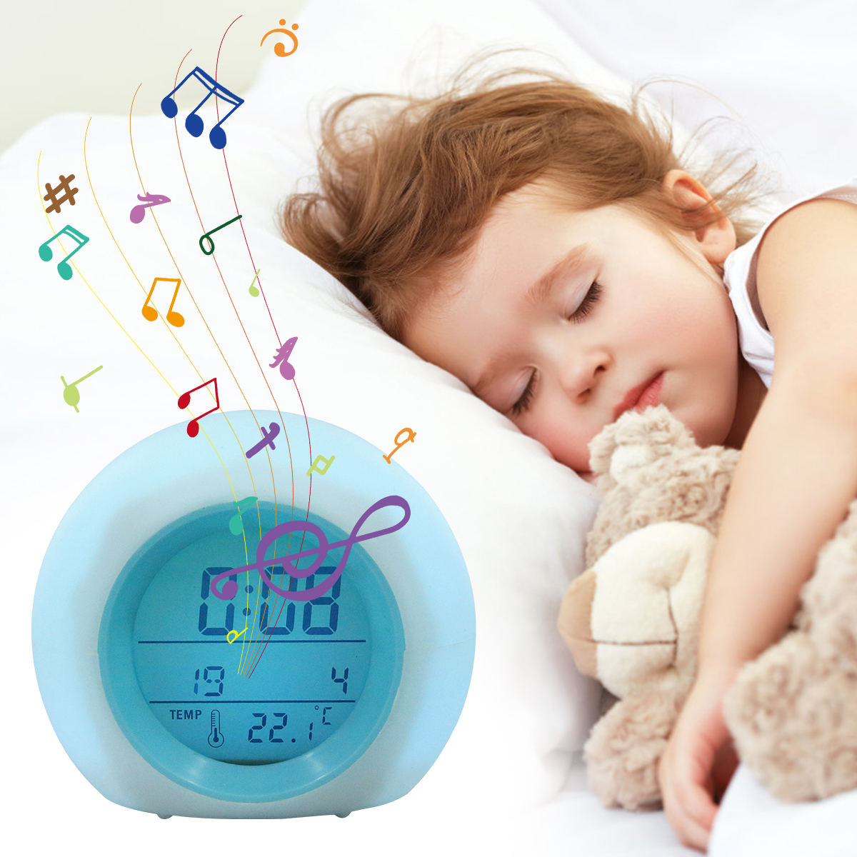 Kids Digital Alarm Clock LED M - Vintage Alarm Clock 评论和价格