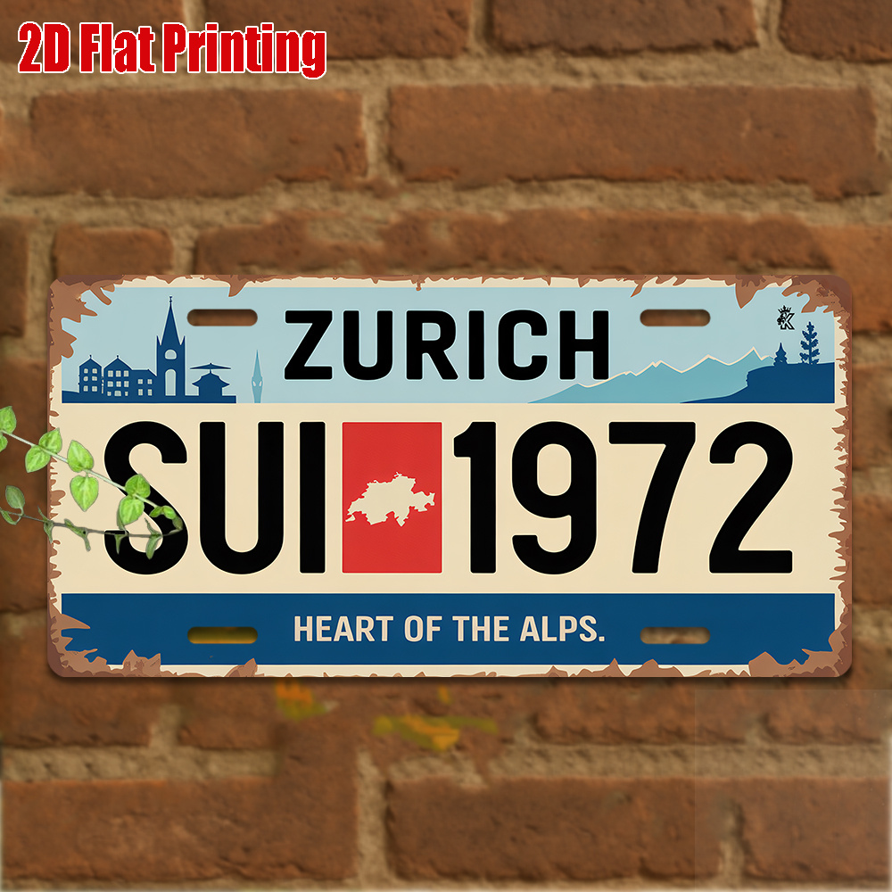 AL Sign - Vintage Durable Meta - Home Decor Zurich 评论和价格