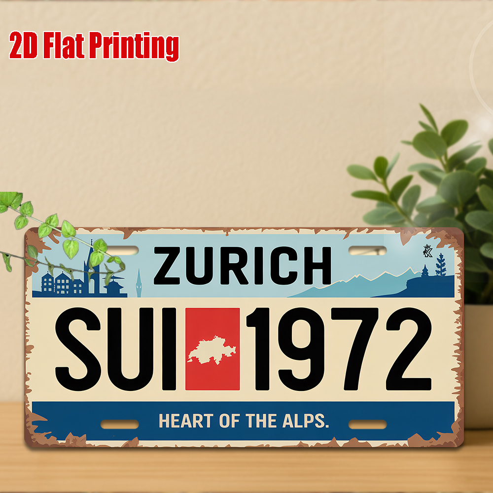 AL Sign - Vintage Durable Meta - Home Decor Zurich 评论和价格