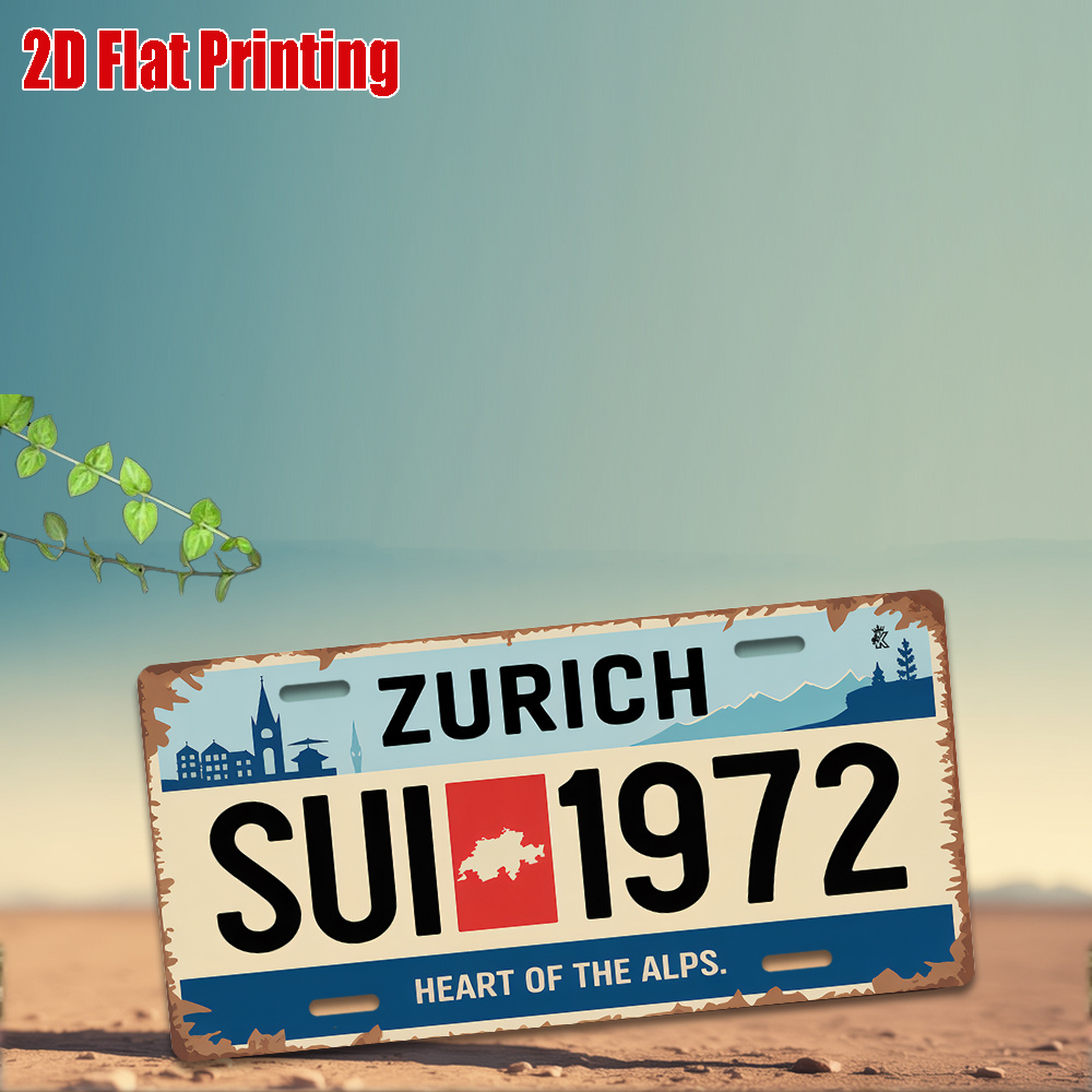 AL Sign - Vintage Durable Meta - Home Decor Zurich 评论和价格