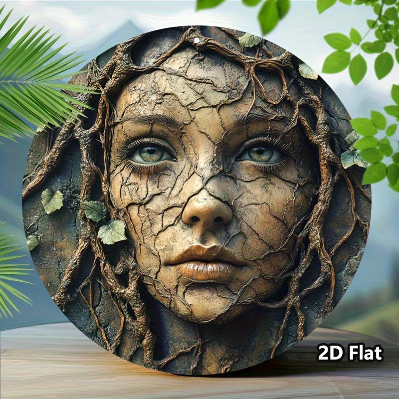 2D Flat, Vintage Aluminum Roun - Home Decor Trends 评论和价格