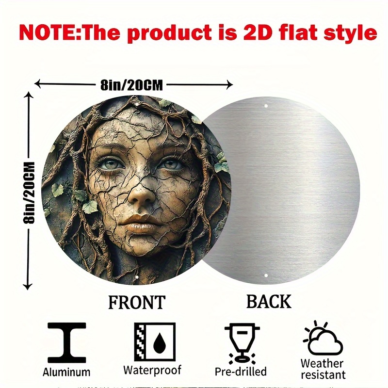 2D Flat, Vintage Aluminum Roun - Home Decor Trends 评论和价格