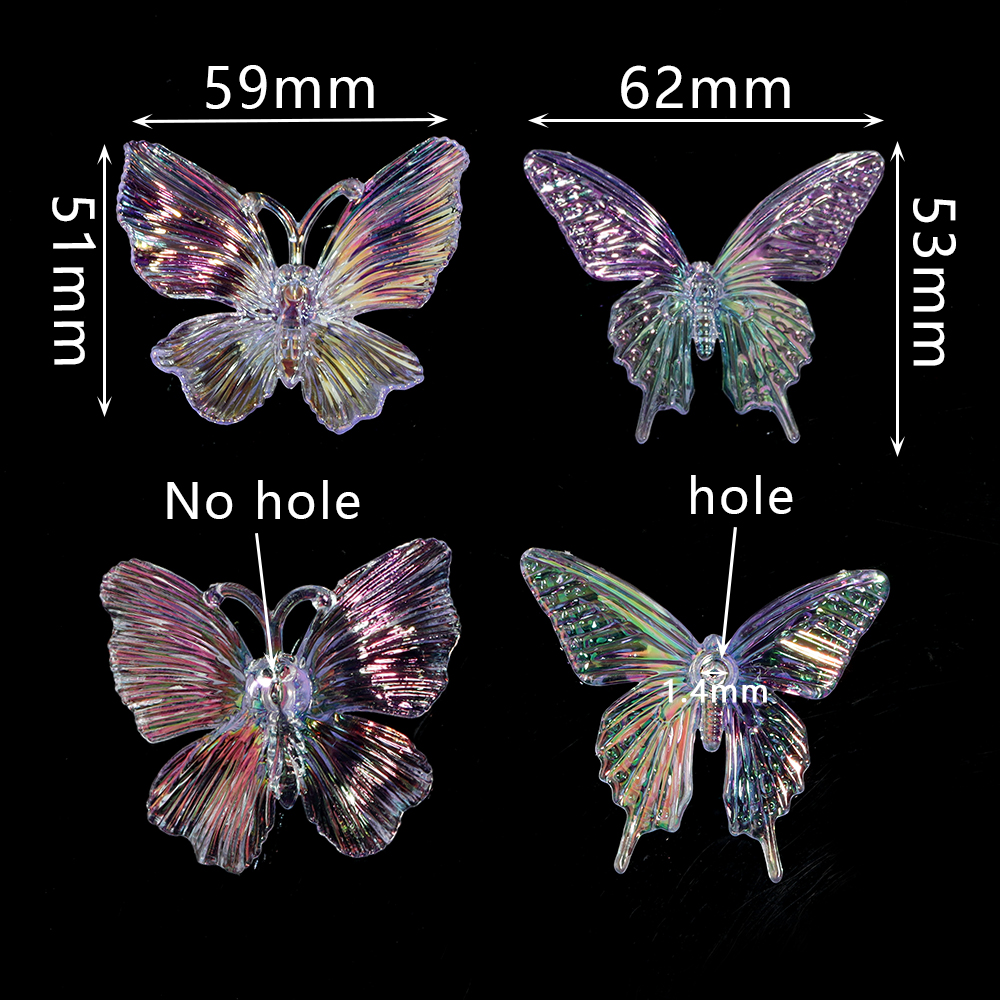 5pcs Acrylic Butterfly Gradien - Home Decor Solution 评论和价格