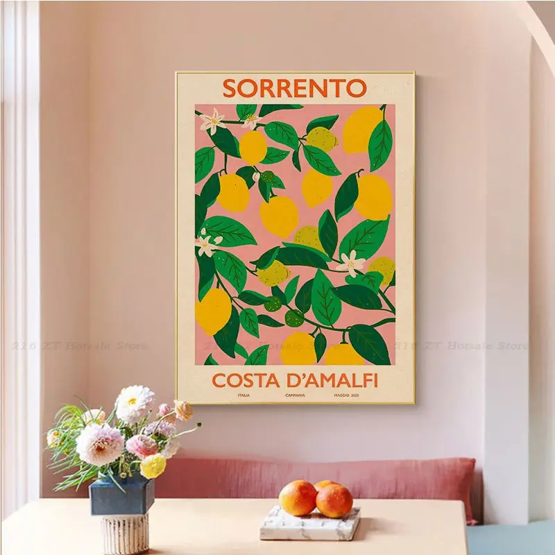 Cherry Lemon Orange Fruit Mark - Home Decor Market 评论和价格