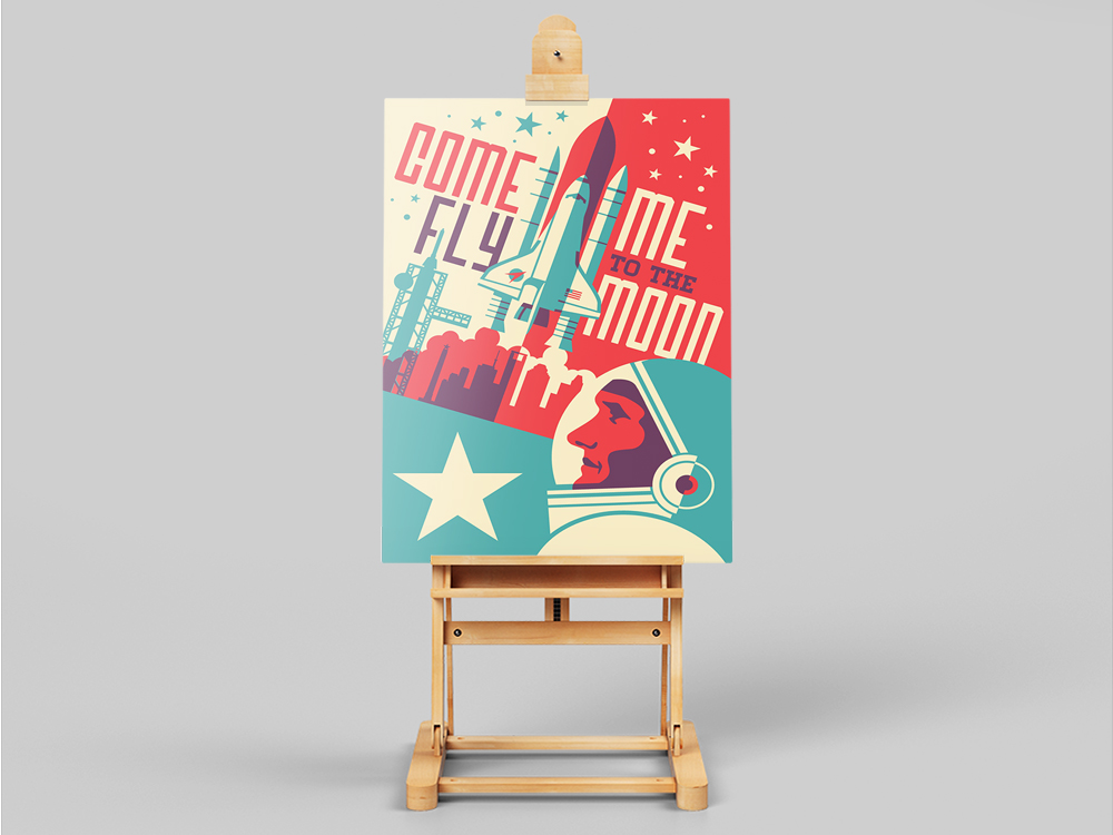 Houston Texas Space City Canva - Home Decor Vector 评论和价格