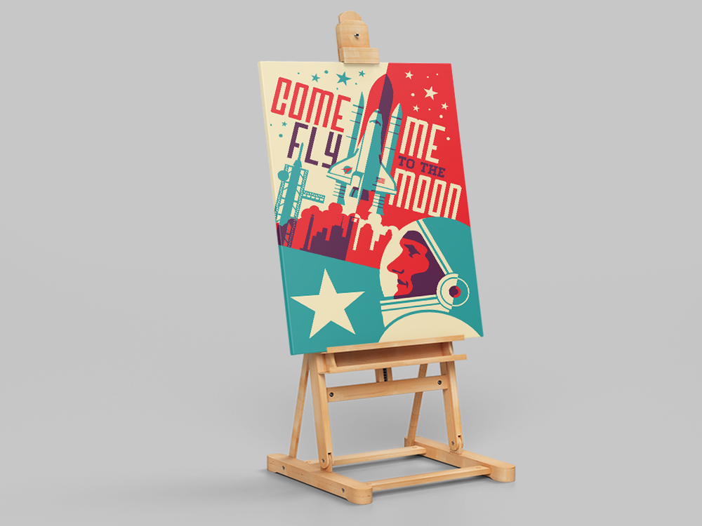 Houston Texas Space City Canva - Home Decor Vector 评论和价格