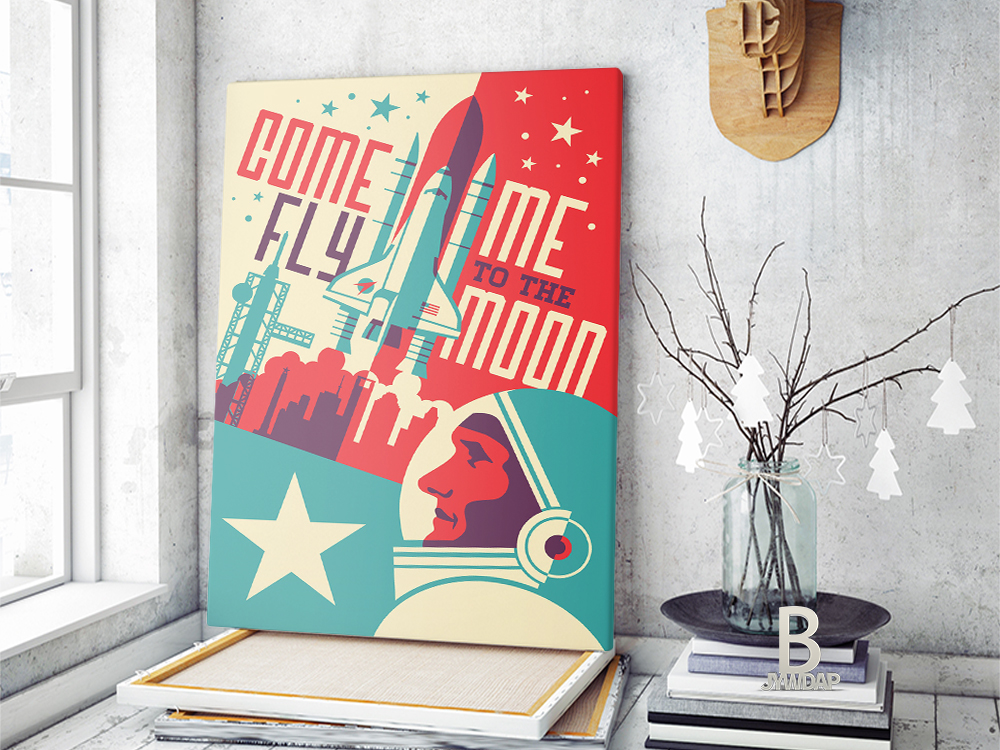 Houston Texas Space City Canva - Home Decor Vector 评论和价格
