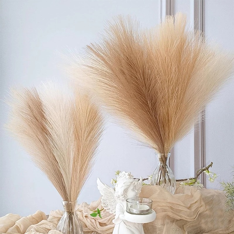 5/10Pcs 55CM Artificial Pampas - Pampas Grass Decor 评论和价格