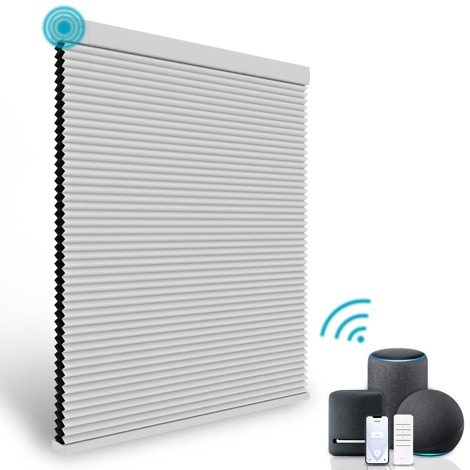 Electric Cellular Shades Light - Home Decor Window Blinds 评论和价格