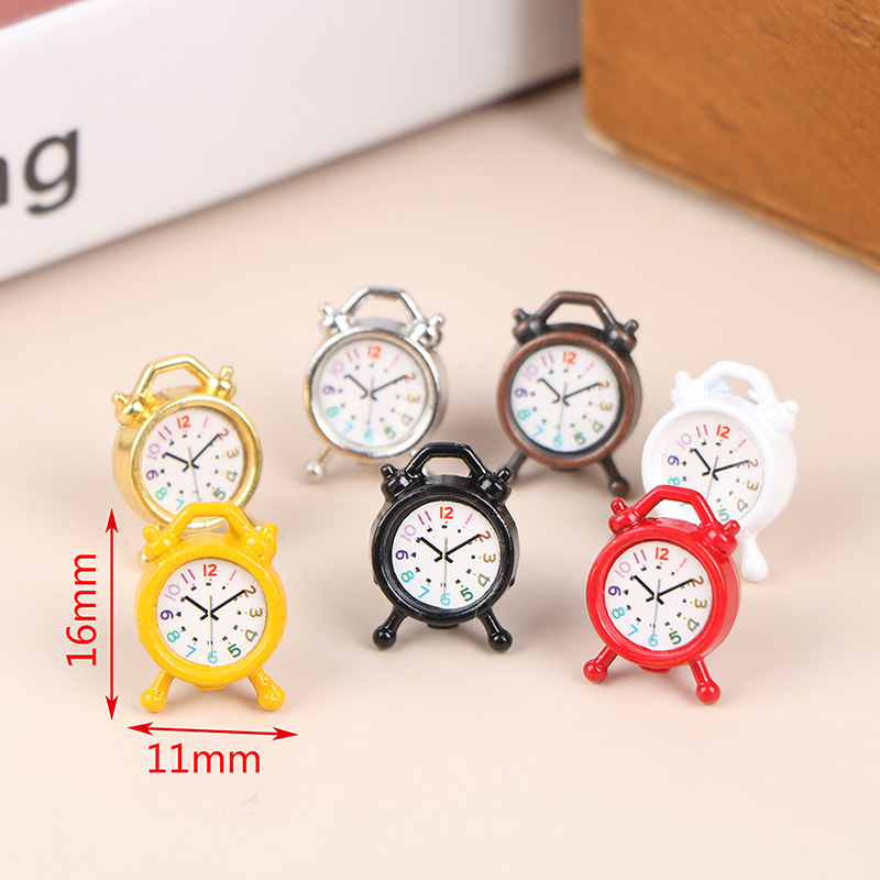 1PC 1:12 Scale Alarm Clock Dol - Home Decor Solution 评论和价格
