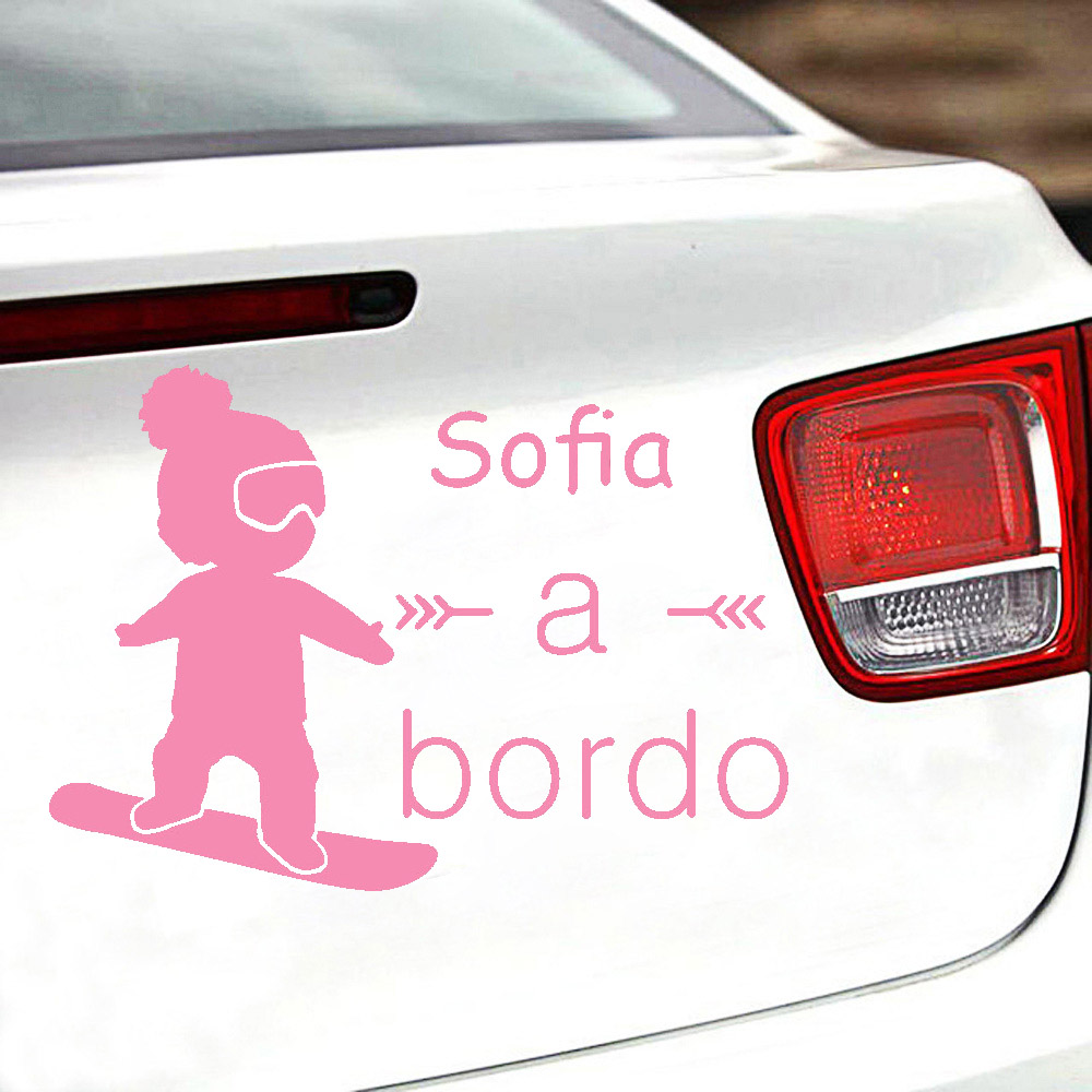 1pc Vinyl baby a bordo colorfu - Home Decor Solution 评论和价格