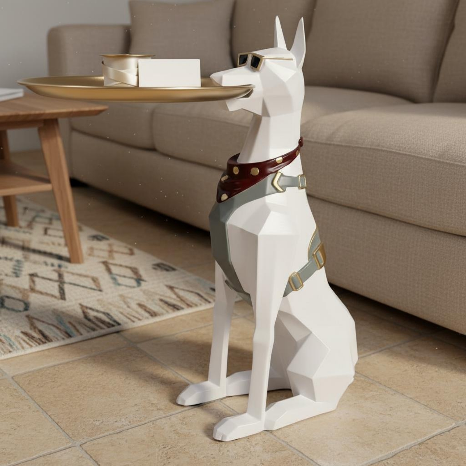 Gentleman Dog Figurine Luxury  - Home Decor Design Ideas 评论和价格