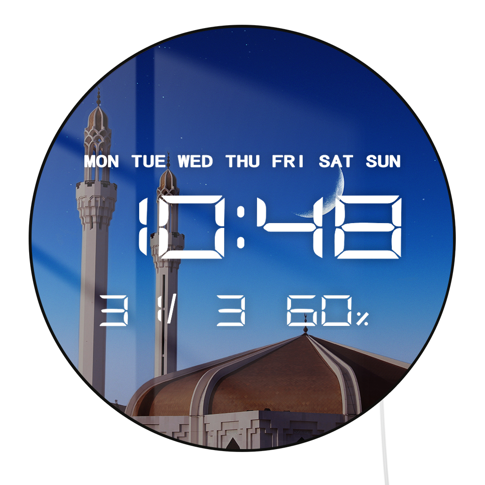 Crescent Moon Above Mosque LED - Home Decor Jeddah 评论和价格