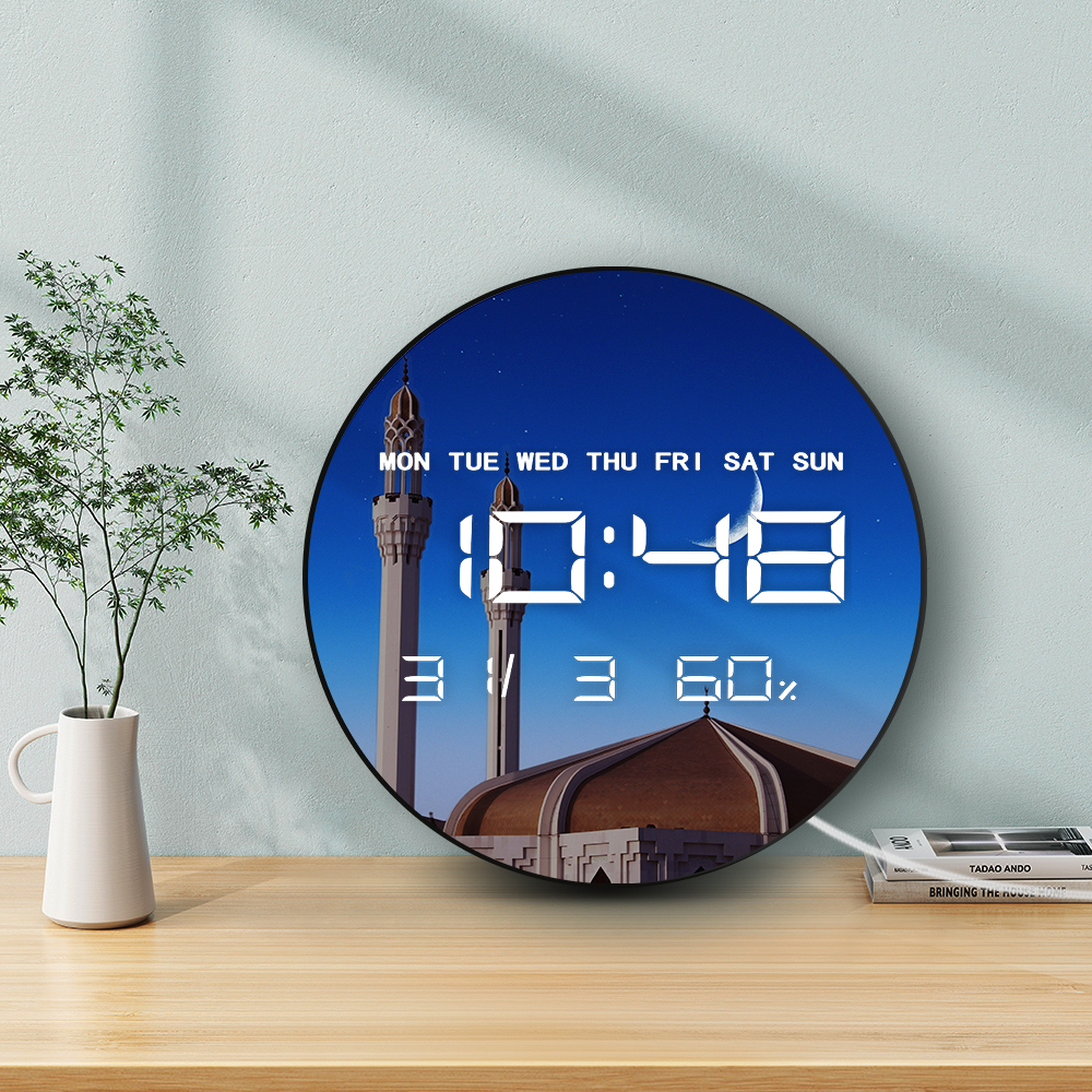Crescent Moon Above Mosque LED - Home Decor Jeddah 评论和价格