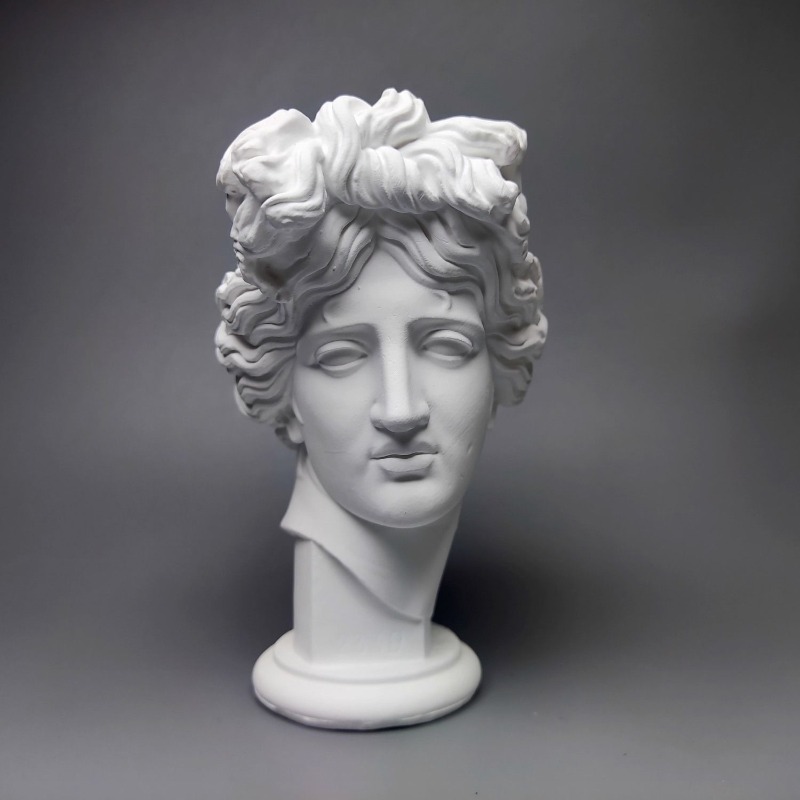 Giustiniani Plaster Figure Vin - Aesthetic Bookend 评论和价格