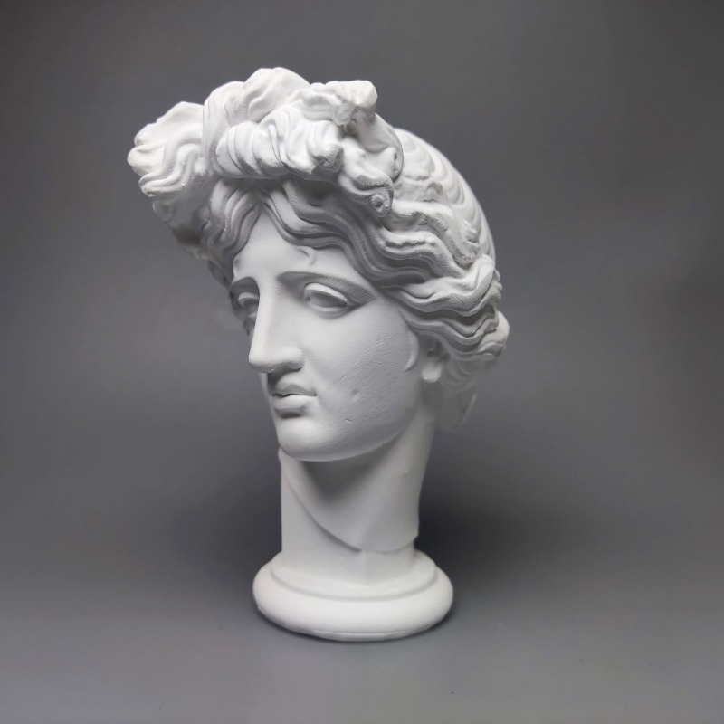 Giustiniani Plaster Figure Vin - Aesthetic Bookend 评论和价格