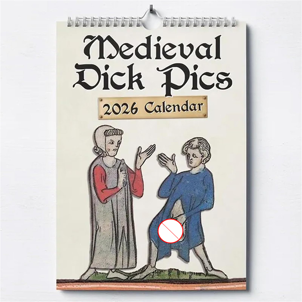 New 2026 Calendar Funny Creati - Home Decor Medieval 评论和价格