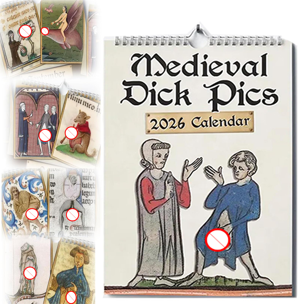 New 2026 Calendar Funny Creati - Home Decor Medieval 评论和价格