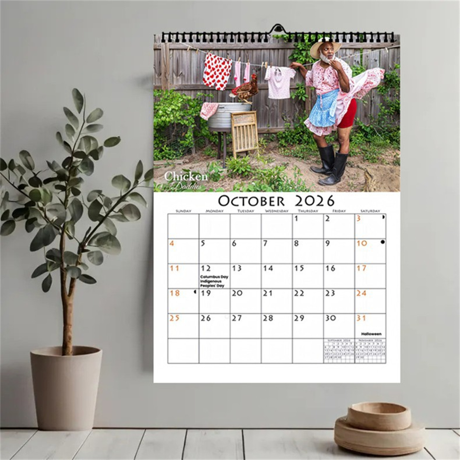 2026 Funny Chicken Daddy Wall  - Home Decor Trends 评论和价格