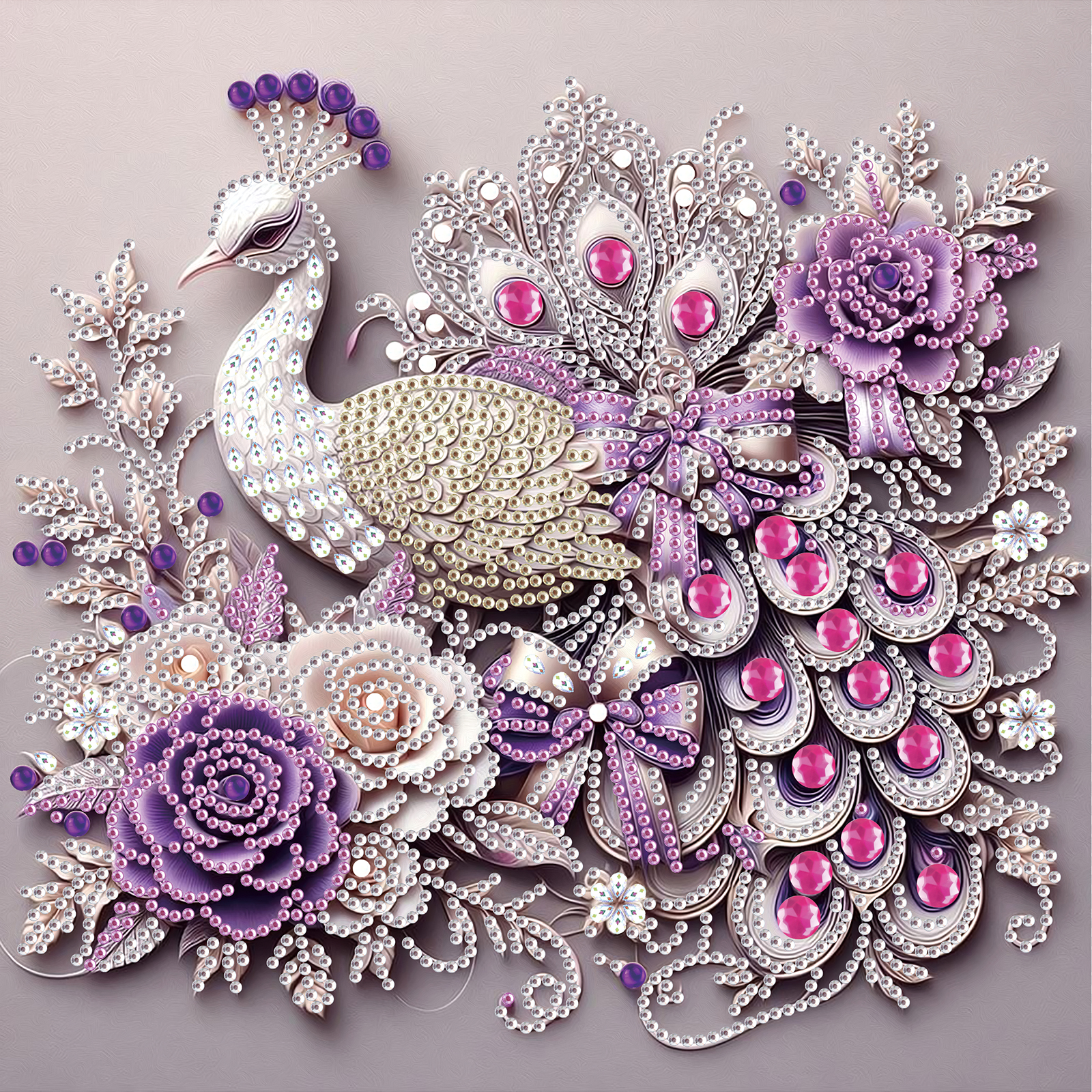 Peacock Special Shape Diamond  - Home Decor Quirky 评论和价格