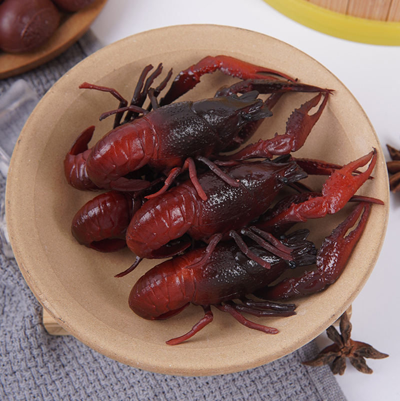 5Pcs Simulated Spicy Crayfish  - Home Decor Market 评论和价格