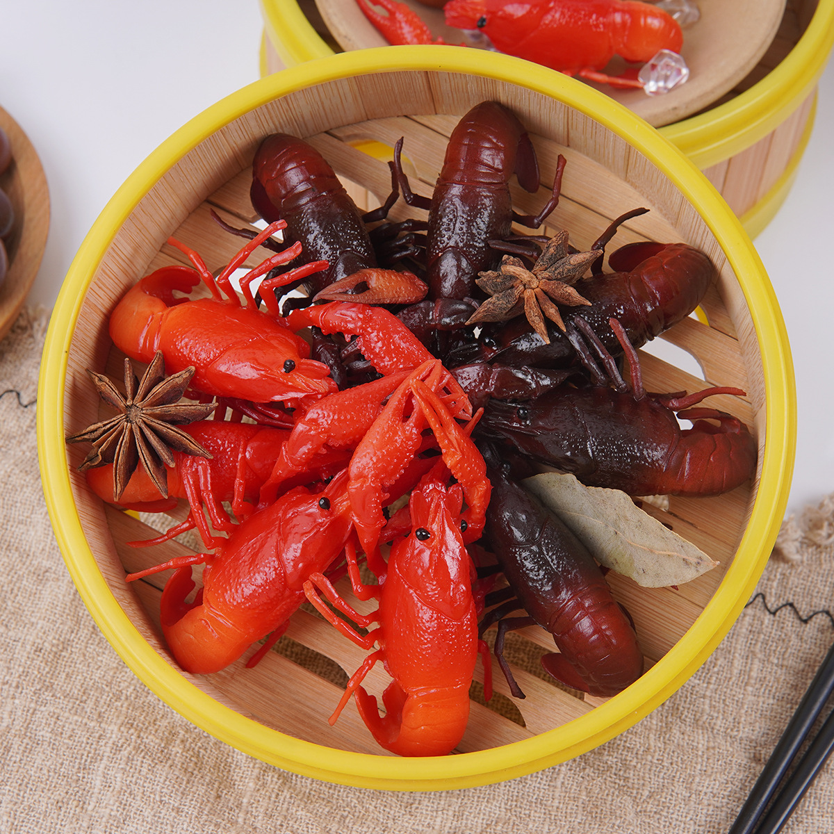5Pcs Simulated Spicy Crayfish  - Home Decor Market 评论和价格