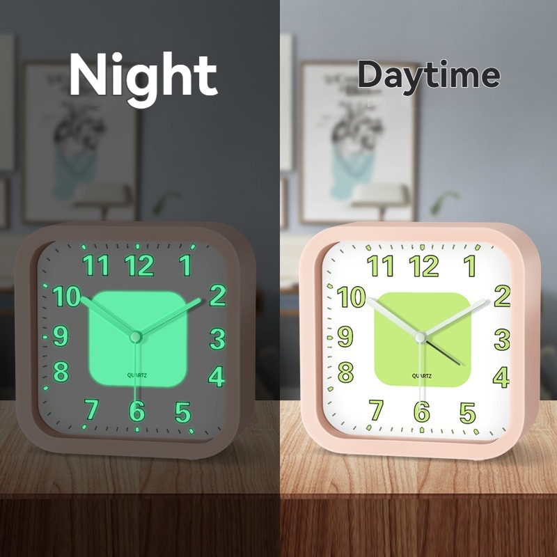 1PC Silent Luminous Alarm Cloc - Vintage Alarm Clock 评论和价格