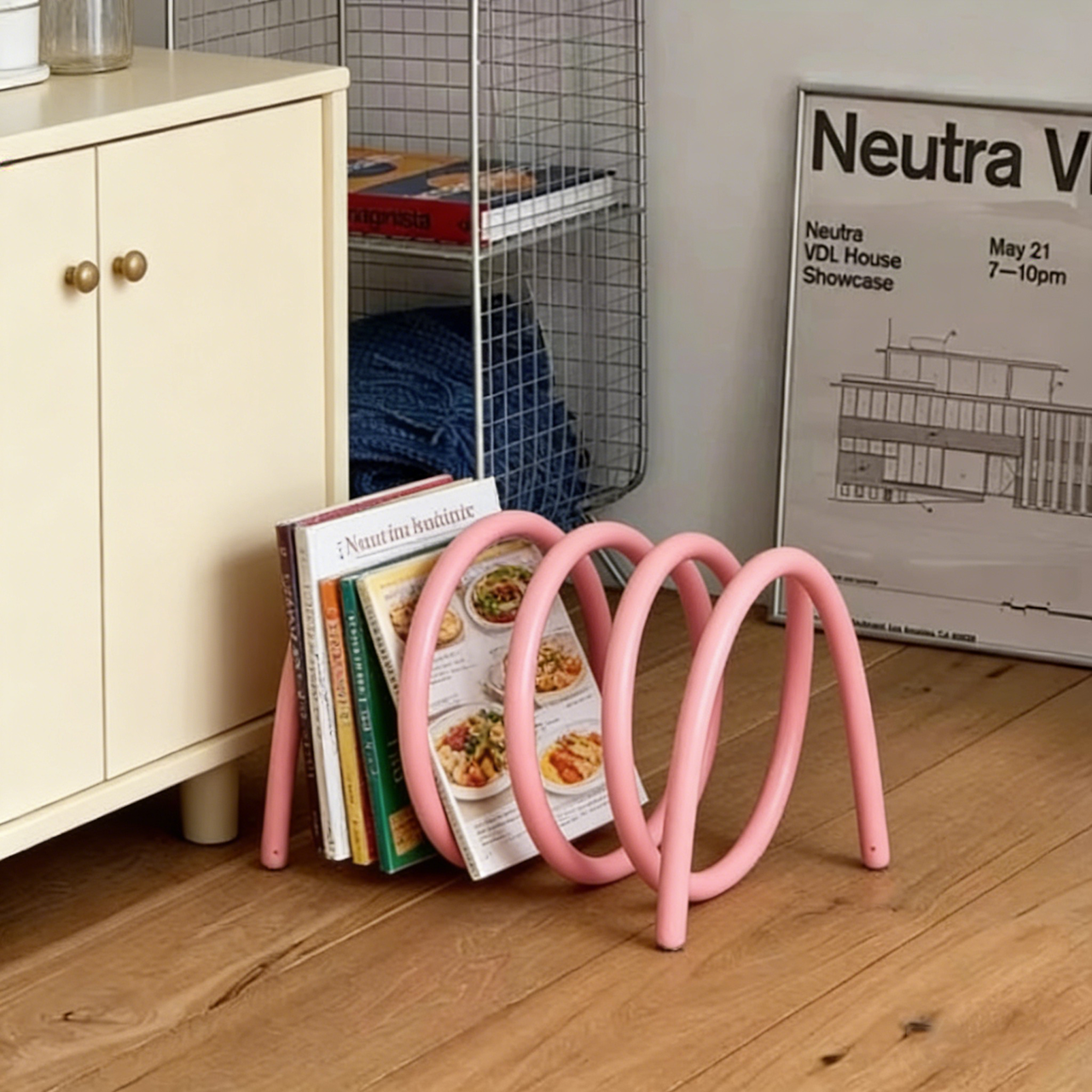Creative Spring-Loaded Rotatin - Aesthetic Bookend 评论和价格