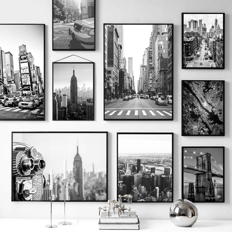 New York City Canvas Painting  - Home Decor New York 评论和价格