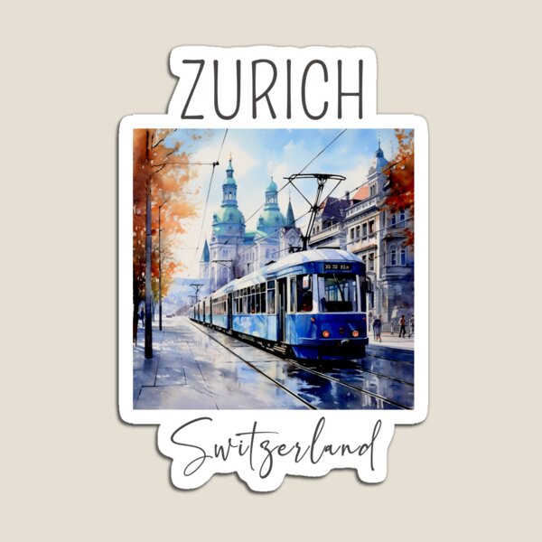 A Watercolor Design Of Zurich  - Home Decor Zurich 评论和价格