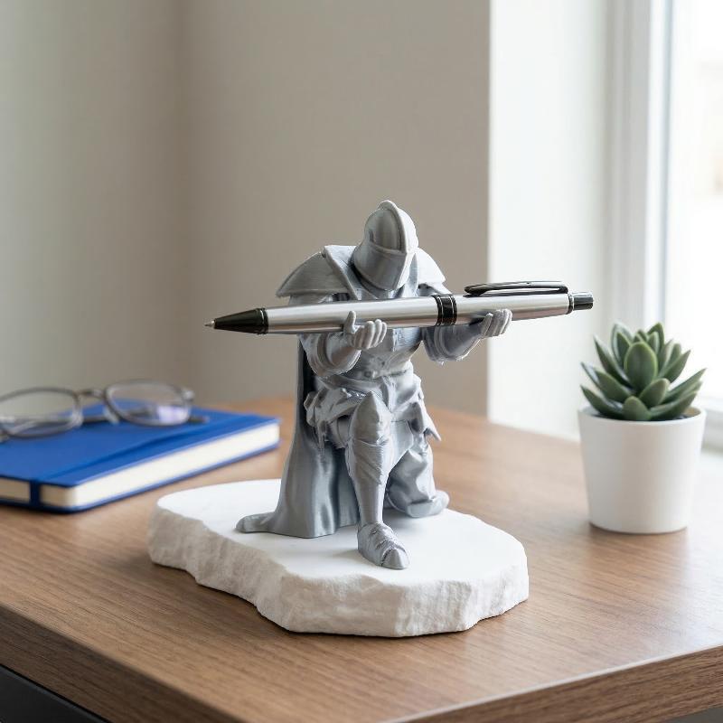 Knight Pen Holder Resin Mediev - Home Decor Medieval 评论和价格
