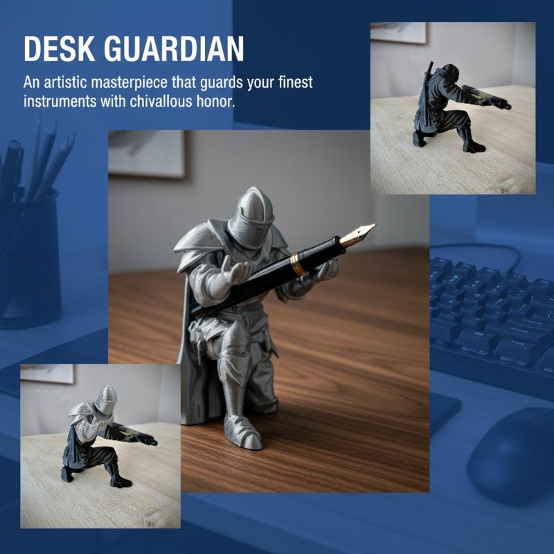 Knight Pen Holder Resin Mediev - Home Decor Medieval 评论和价格
