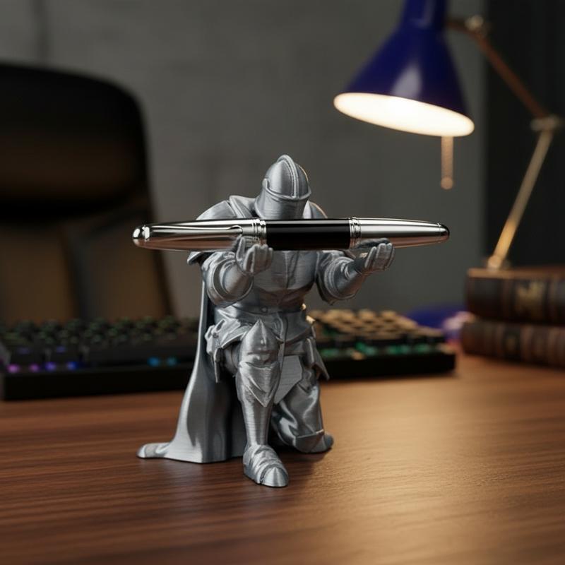 Knight Pen Holder Resin Mediev - Home Decor Medieval 评论和价格