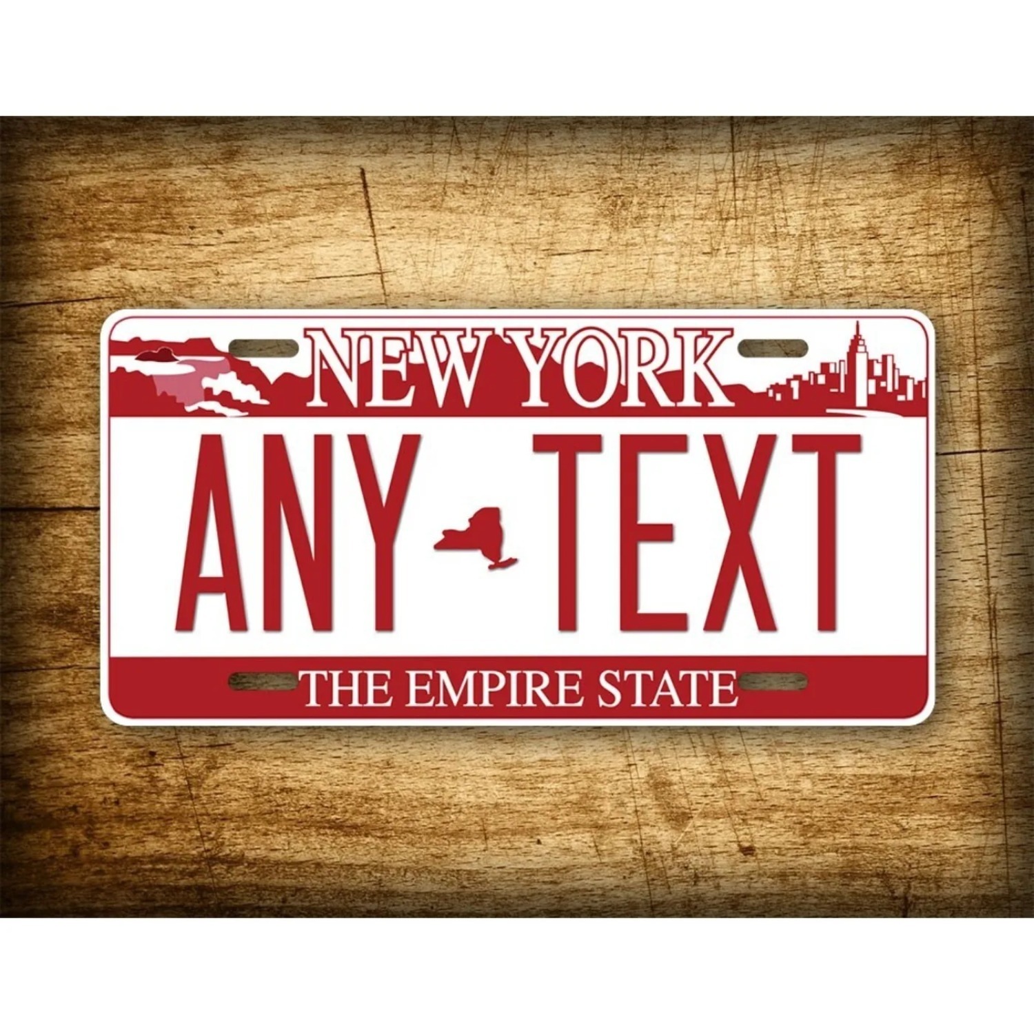 1pc Personalized Red New York  - Home Decor New York 评论和价格